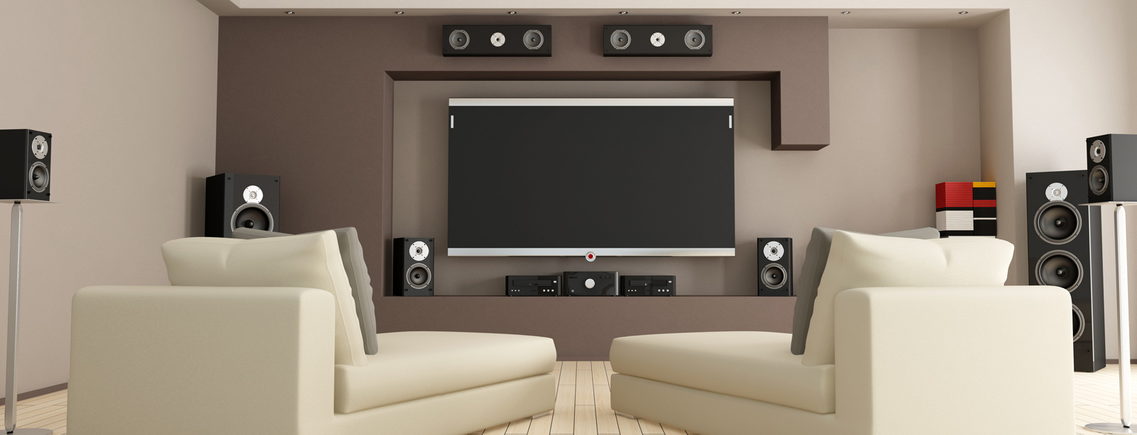 Home theater listening room